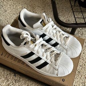 Adidas superstar sneakers size 10